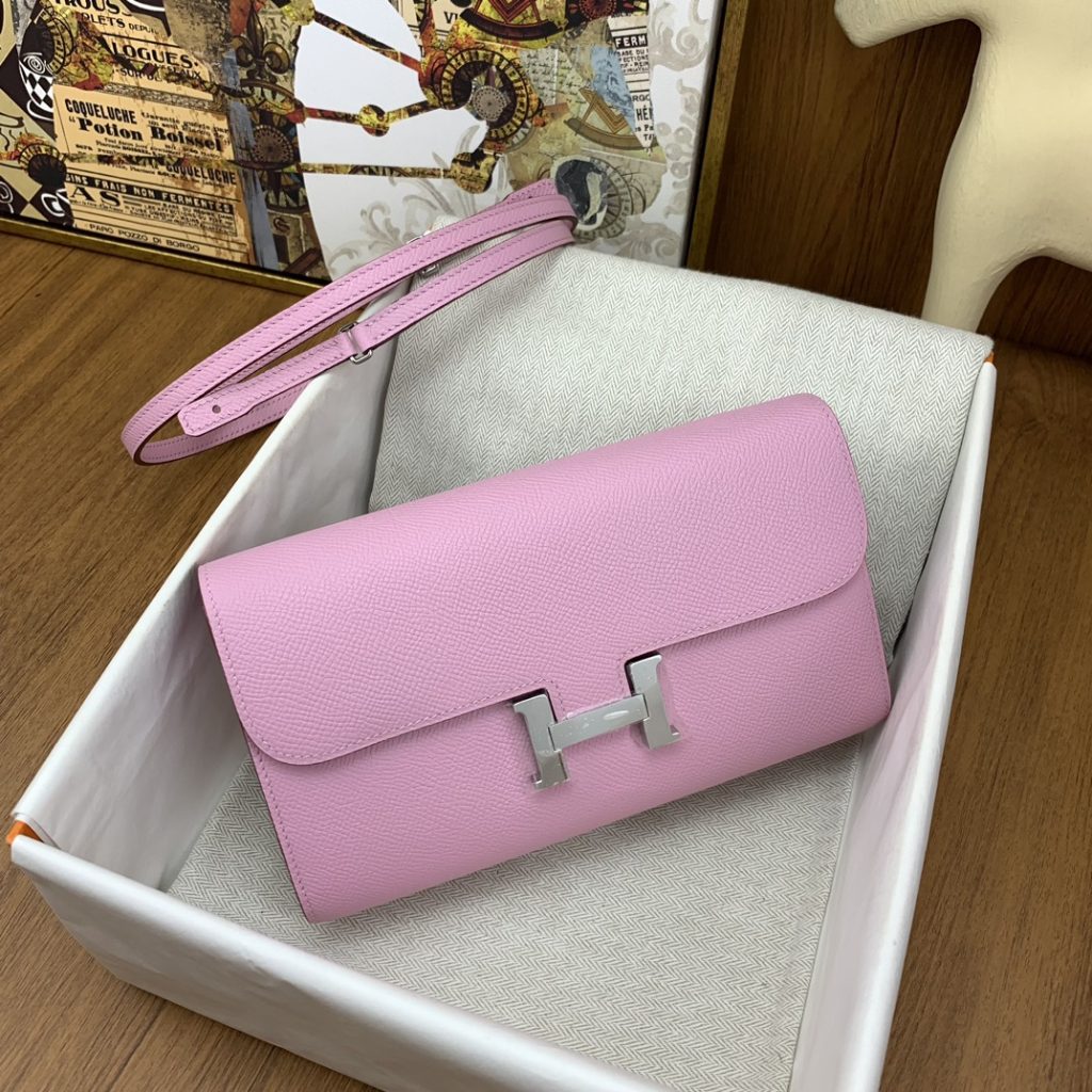 Constance To Go — Mallow Purple — Epsom leather — Silver-tone hardware