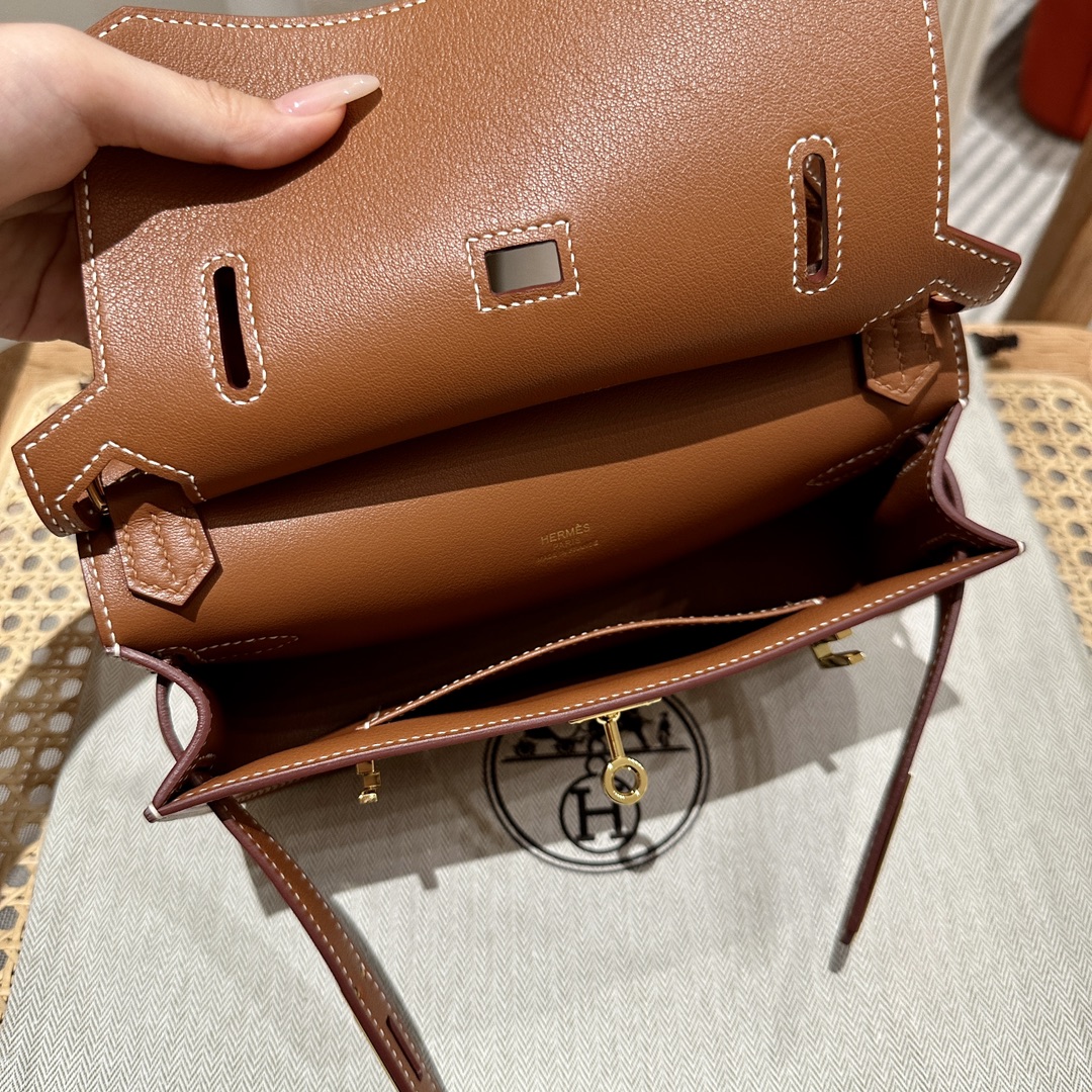 Jypsière Mini – Gold Brown / Gold-Tone Hardware - 图片 6