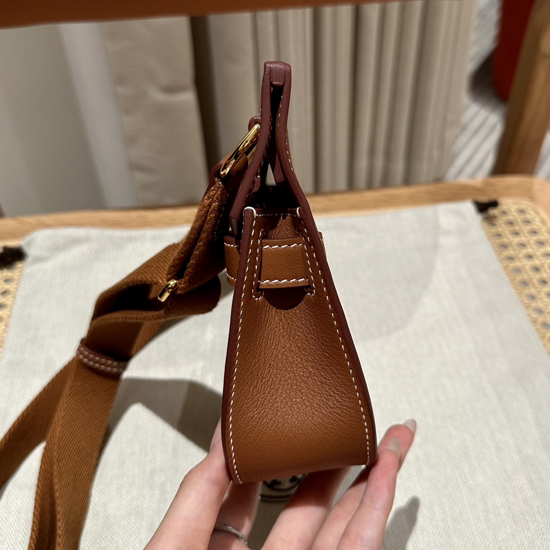 Jypsière Mini – Gold Brown / Gold-Tone Hardware - 图片 4