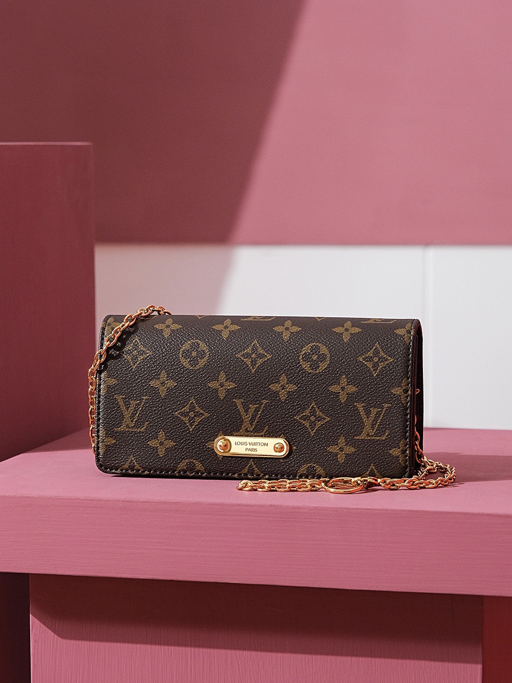 LV M82509 Lily Wallet on Chain | Brown Monogram - 图片 5