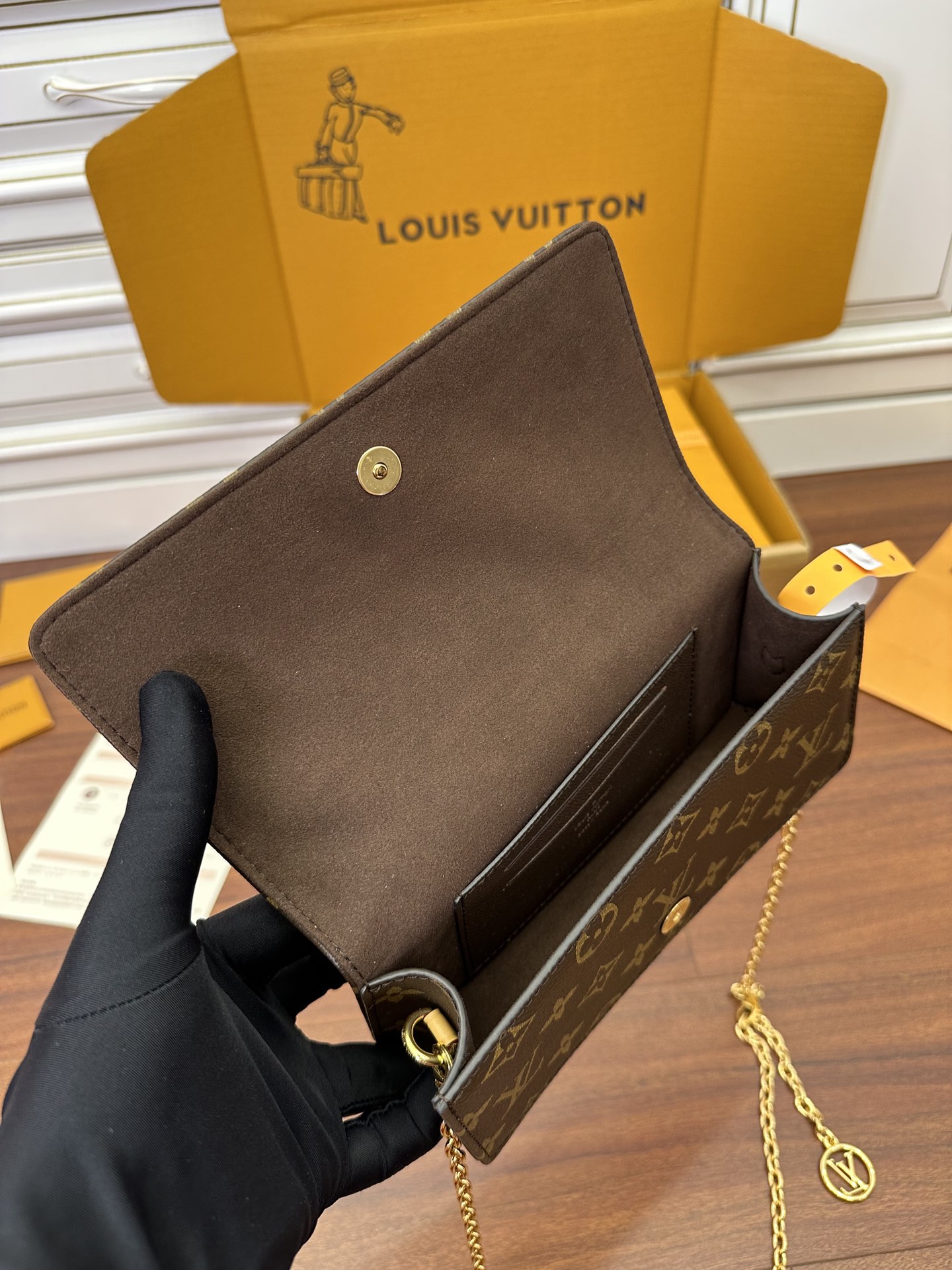 LV M82509 Lily Wallet on Chain | Brown Monogram - 图片 17