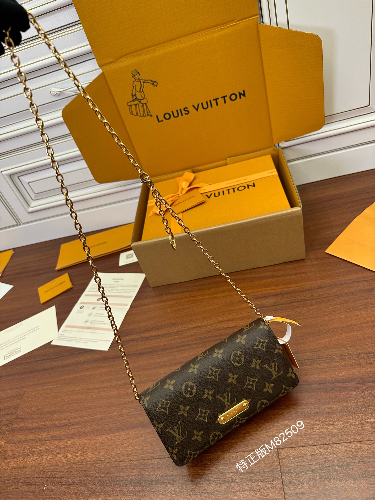 LV M82509 Lily Wallet on Chain | Brown Monogram - 图片 10
