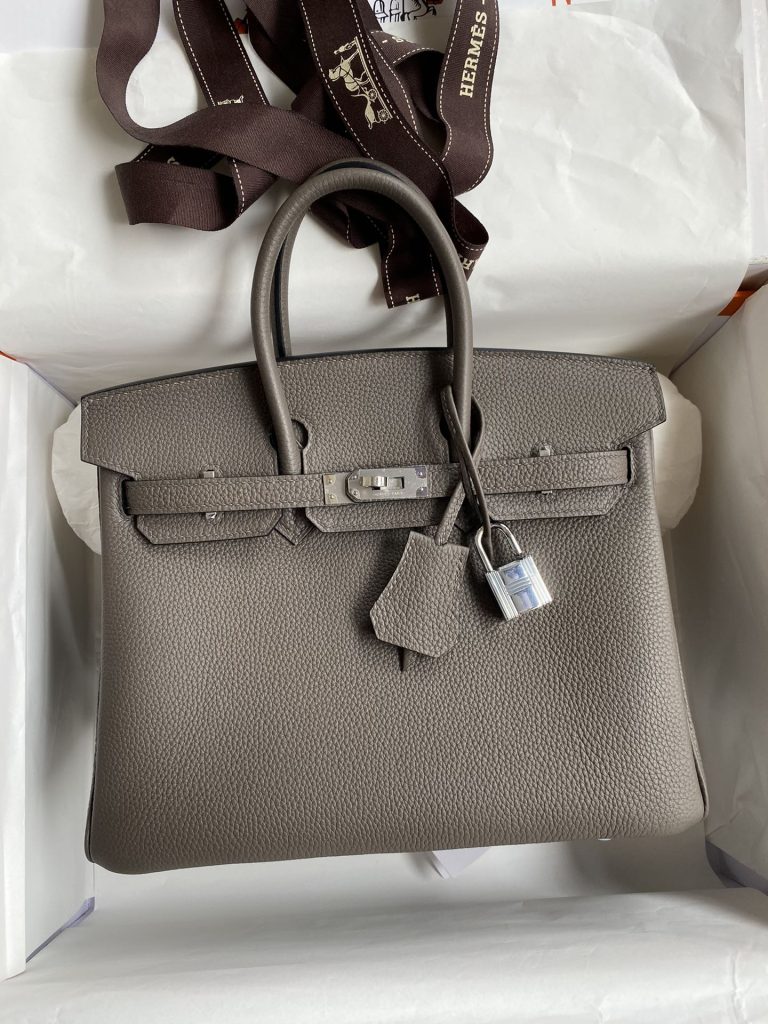 Birkin — 25/30/35 cm — Tin Gray — Togo leather — Silver-tone hardware