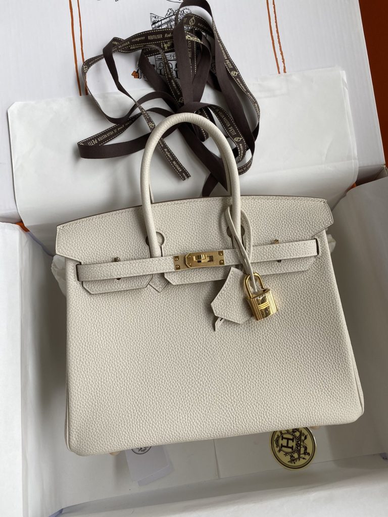 Birkin — 25/30/35 cm — Milkshake White — Togo leather — Gold-tone hardware