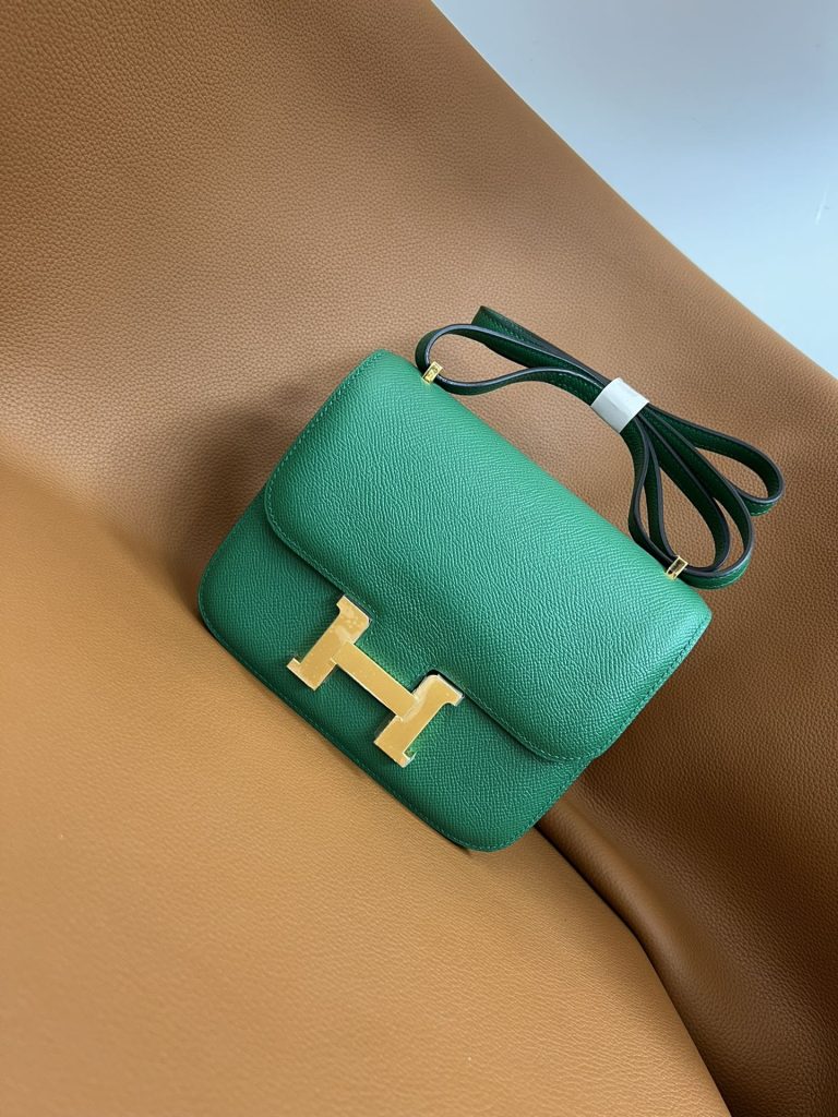 Constance — Velvet Green — Epsom leather and lambskin — Gold-tone hardware