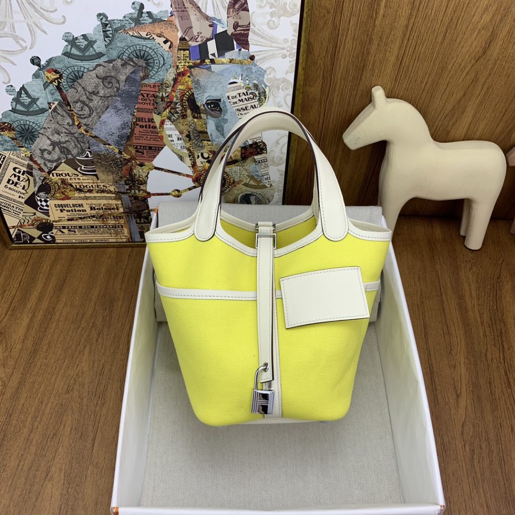 Cargo Picotin 18 – Lemon Yellow / Cream White