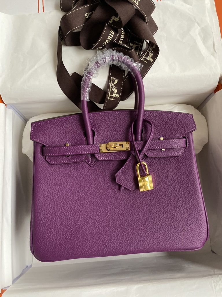 Birkin — 25/30/35 cm — Sea Anemone Purple — Togo leather — Gold-tone hardware
