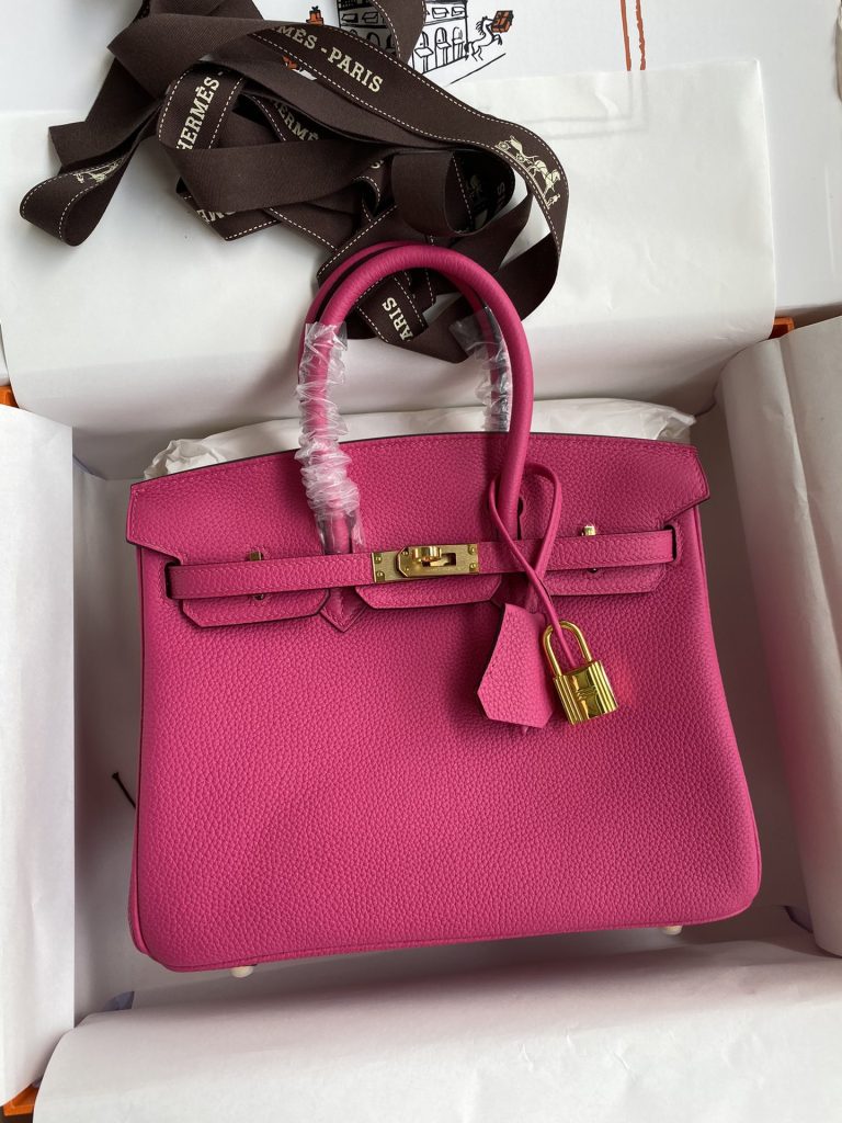 Birkin — 25/30/35 cm — Rose Red — Togo leather — Gold-tone hardware