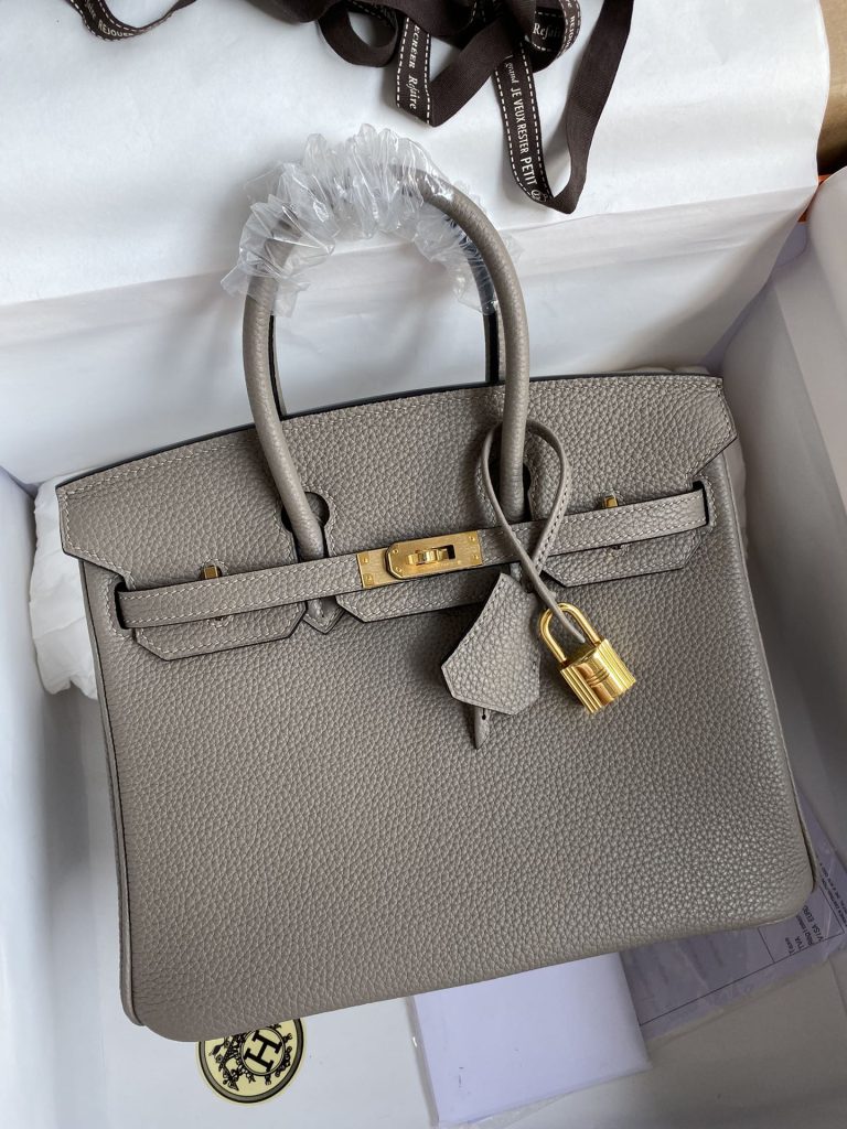 Birkin — 25/30/35 cm — Asphalt Gray — Togo leather — Gold-tone hardware