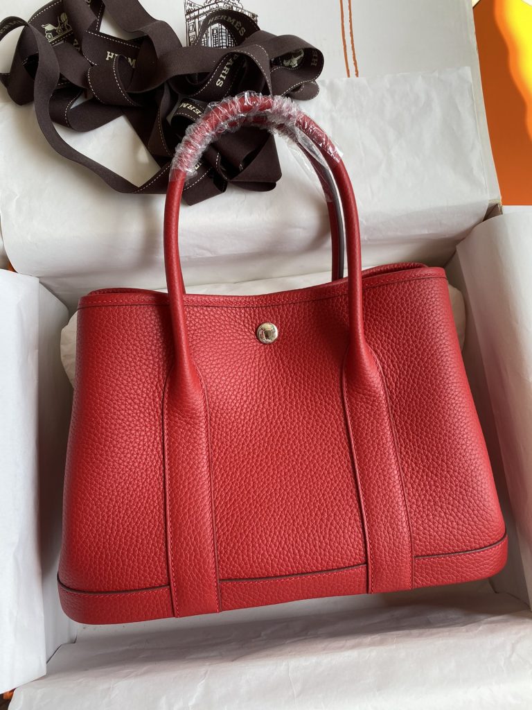 Garden Party 30 – Bright Red / Imported TC Leather