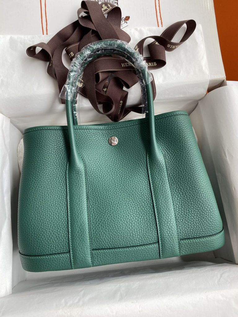 Garden Party 30 – Peacock Green / Imported TC Leather