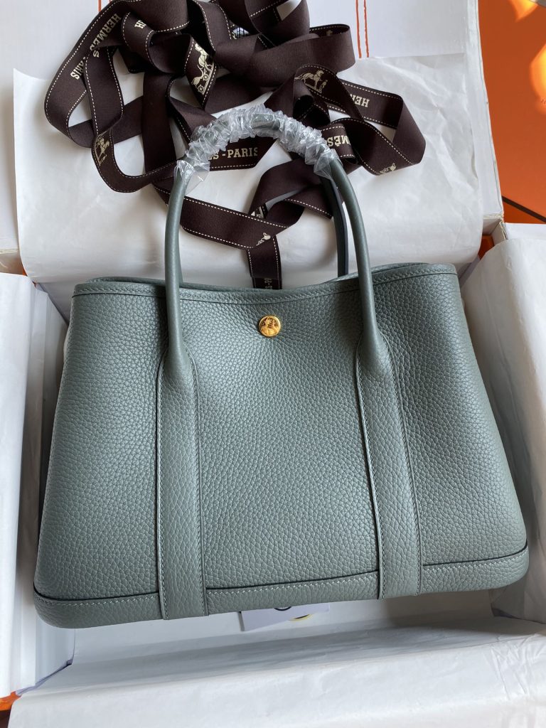 Garden Party 30 – Almond Green / Imported TC Leather / Gold-Tone Hardware