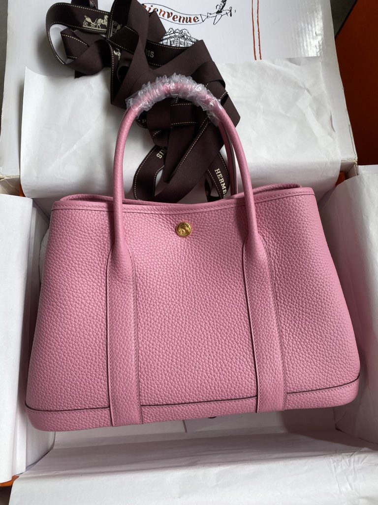 Garden Party 30 – Sakura Pink / Imported TC Leather / Gold-Tone Hardware