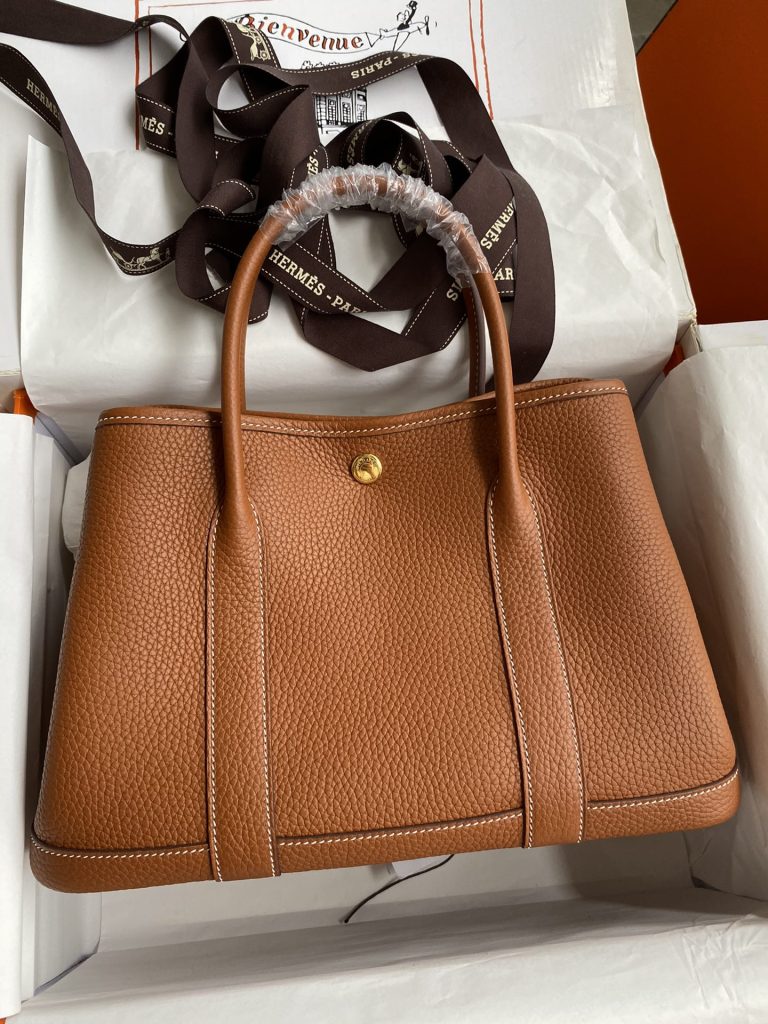 Garden Party 30 – Gold Brown / Imported TC Leather / Gold-Tone Hardware