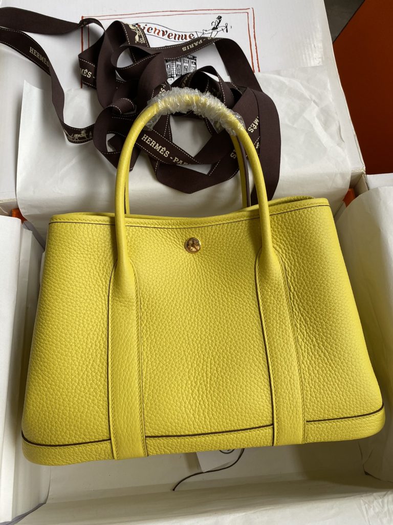 Garden Party 30 – Lemon Yellow / Imported TC Leather
