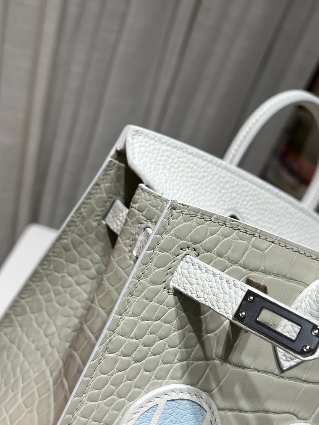 Birkin 20 cm House Bag – “First Snow” / Silver-Tone Hardware - 图片 7