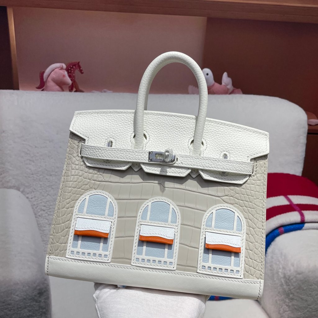 Birkin 20 cm House Bag – “First Snow”
