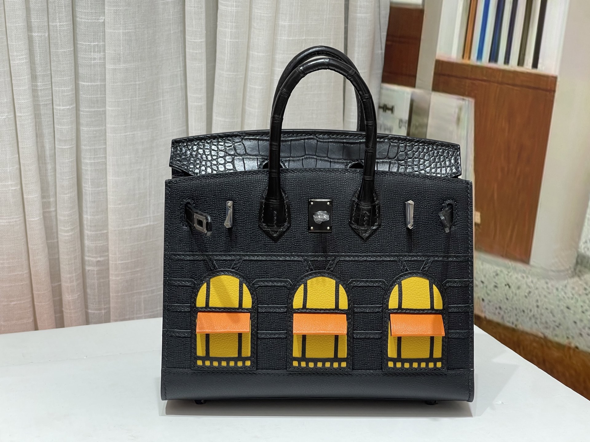 Birkin 20 cm House Bag – “Midnight” / Black Hardware - 图片 7