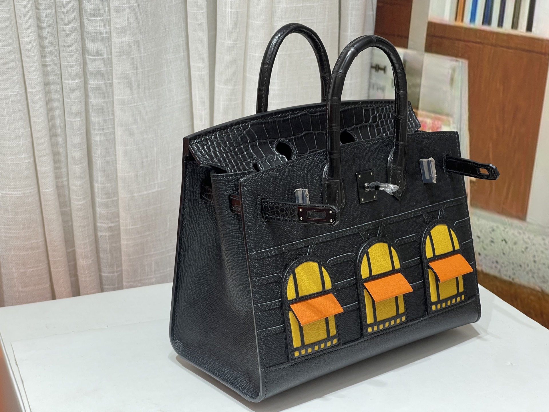 Birkin 20 cm House Bag – “Midnight” / Black Hardware - 图片 8