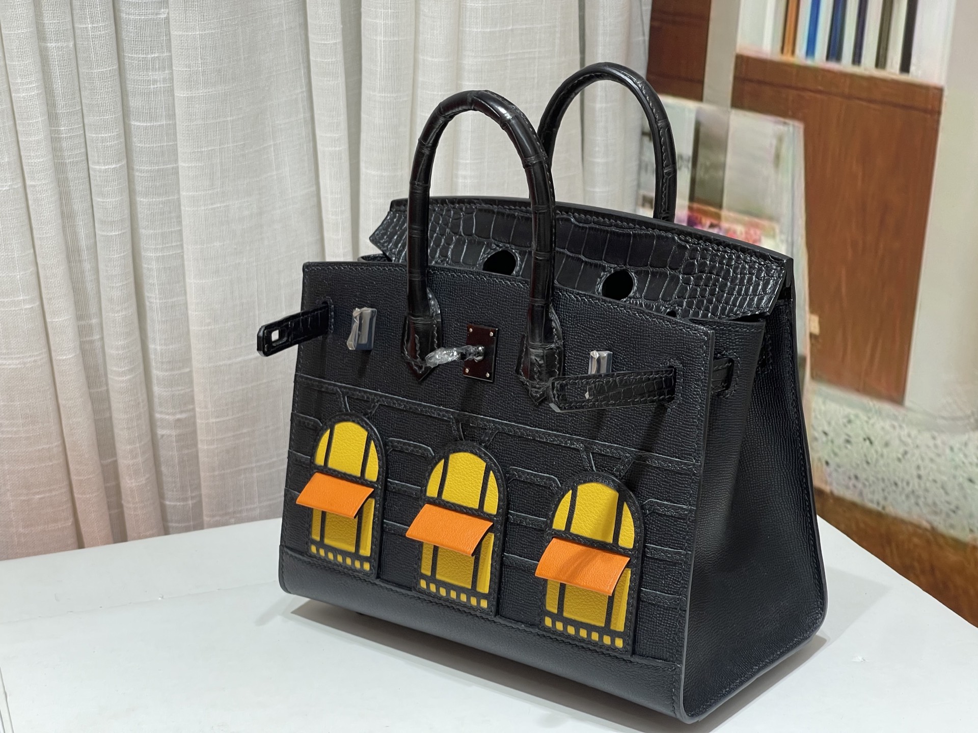 Birkin 20 cm House Bag – “Midnight” / Black Hardware - 图片 9