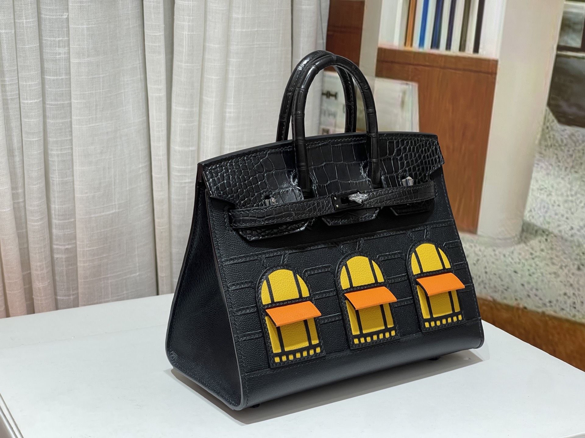 Birkin 20 cm House Bag – “Midnight” / Black Hardware - 图片 2