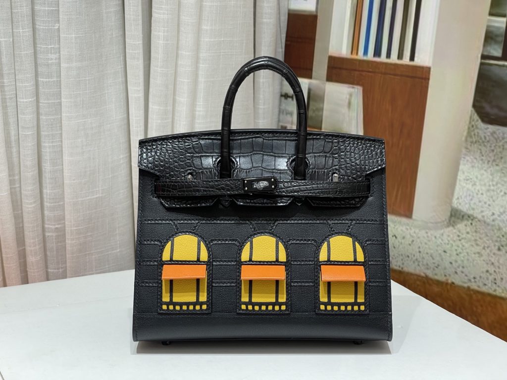 Birkin 20 cm House Bag – “Midnight” / Black Hardware