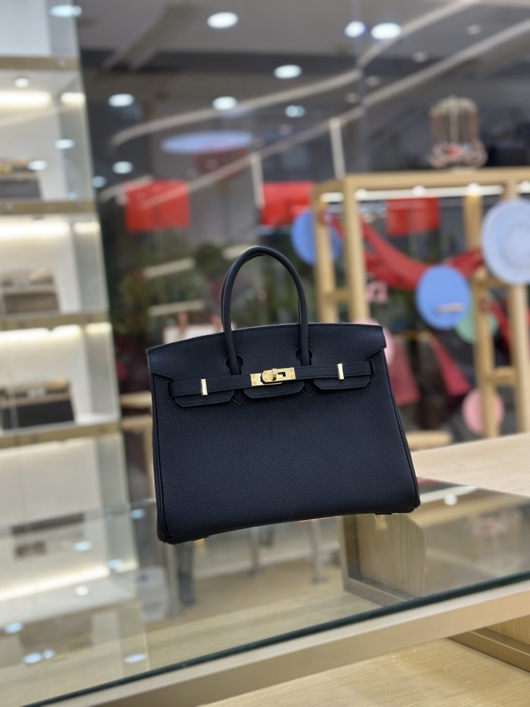 Birkin — 25/30/35 cm — Black — Togo leather — Gold-tone hardware