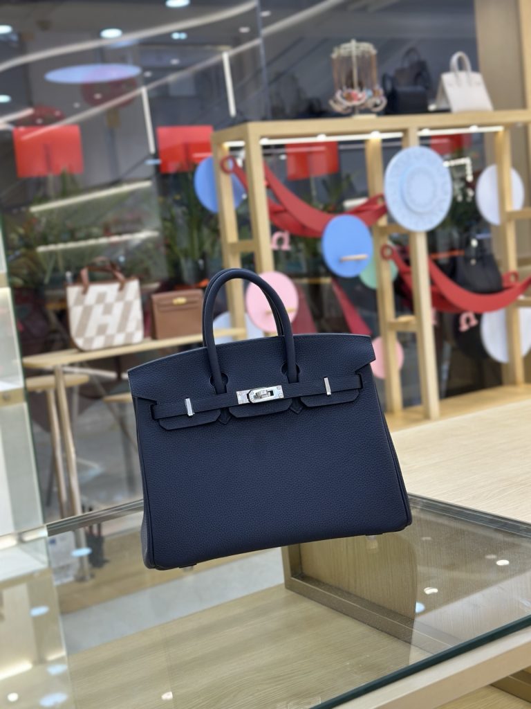 Birkin — 25/30/35 cm — Deep Blue — Togo leather — Silver-tone hardware