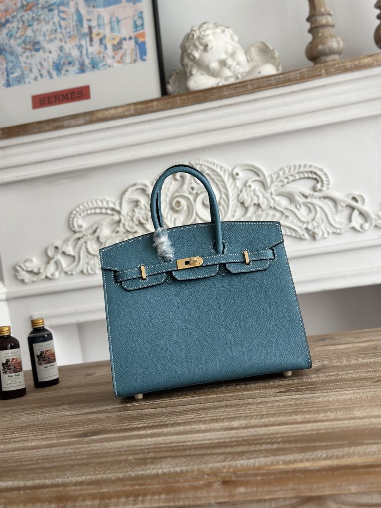 Birkin — 25/30 cm — Denim Blue — Epsom leather — Gold-tone or silver-tone hardware