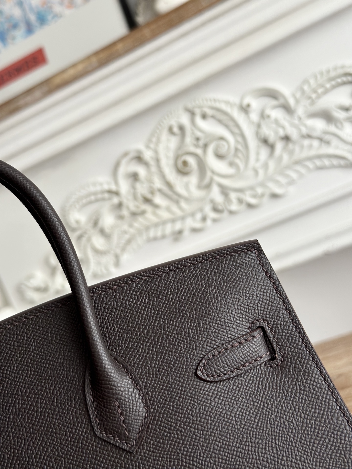 Birkin — 25/30 cm — Coffee Brown — Epsom leather — Gold-tone or silver-tone hardware - 图片 7