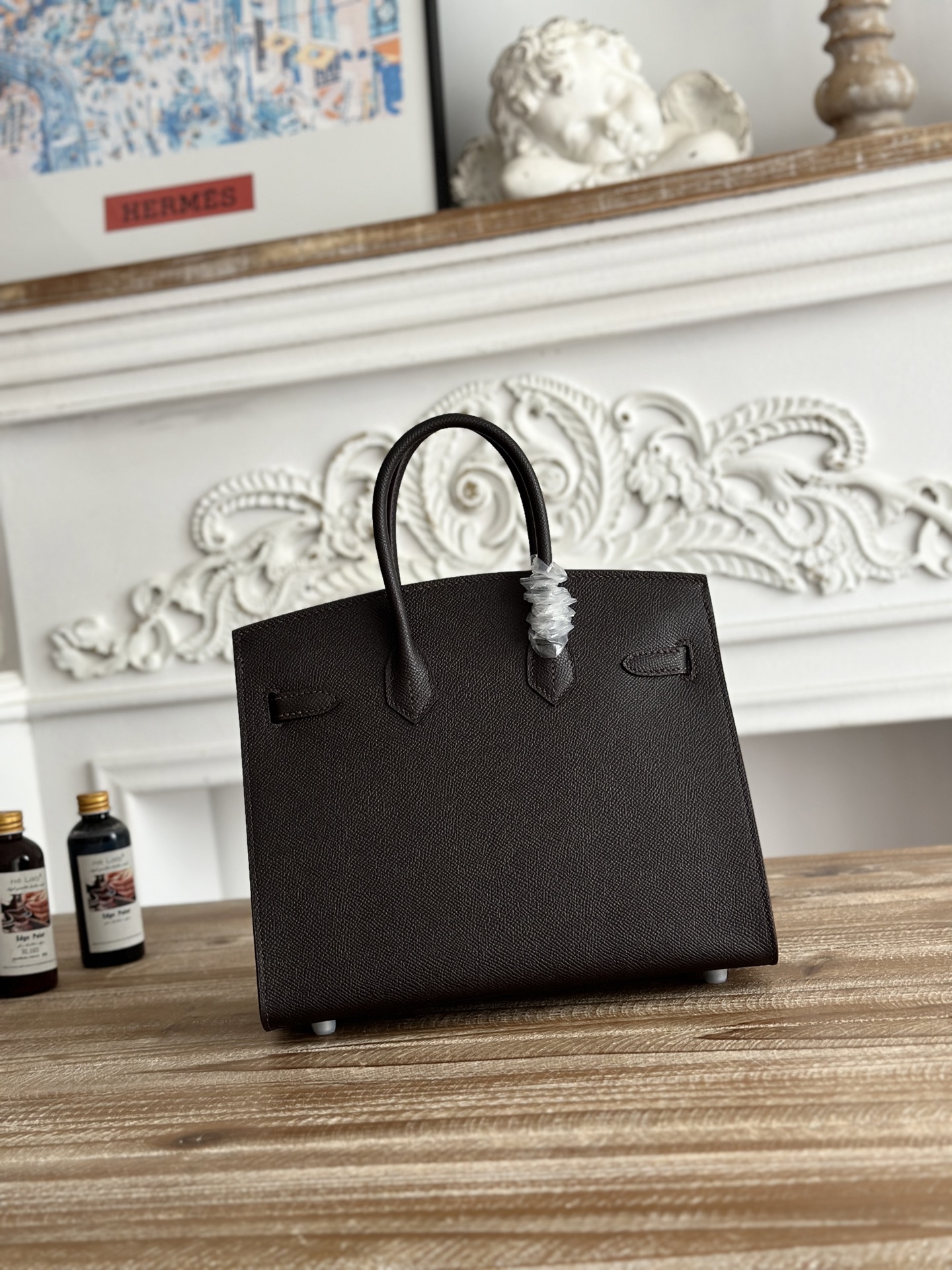 Birkin — 25/30 cm — Coffee Brown — Epsom leather — Gold-tone or silver-tone hardware - 图片 3