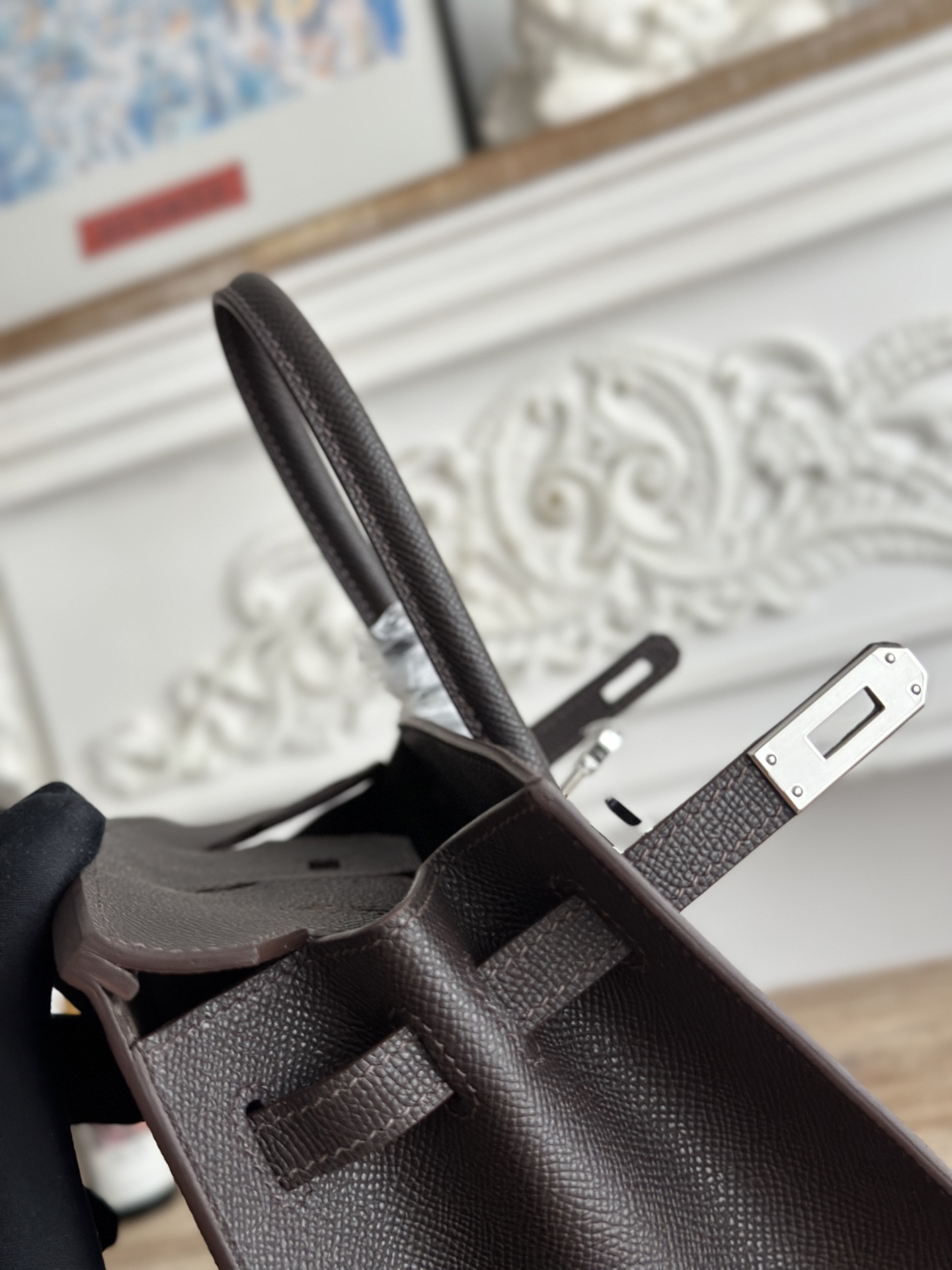 Birkin — 25/30 cm — Coffee Brown — Epsom leather — Gold-tone or silver-tone hardware - 图片 8