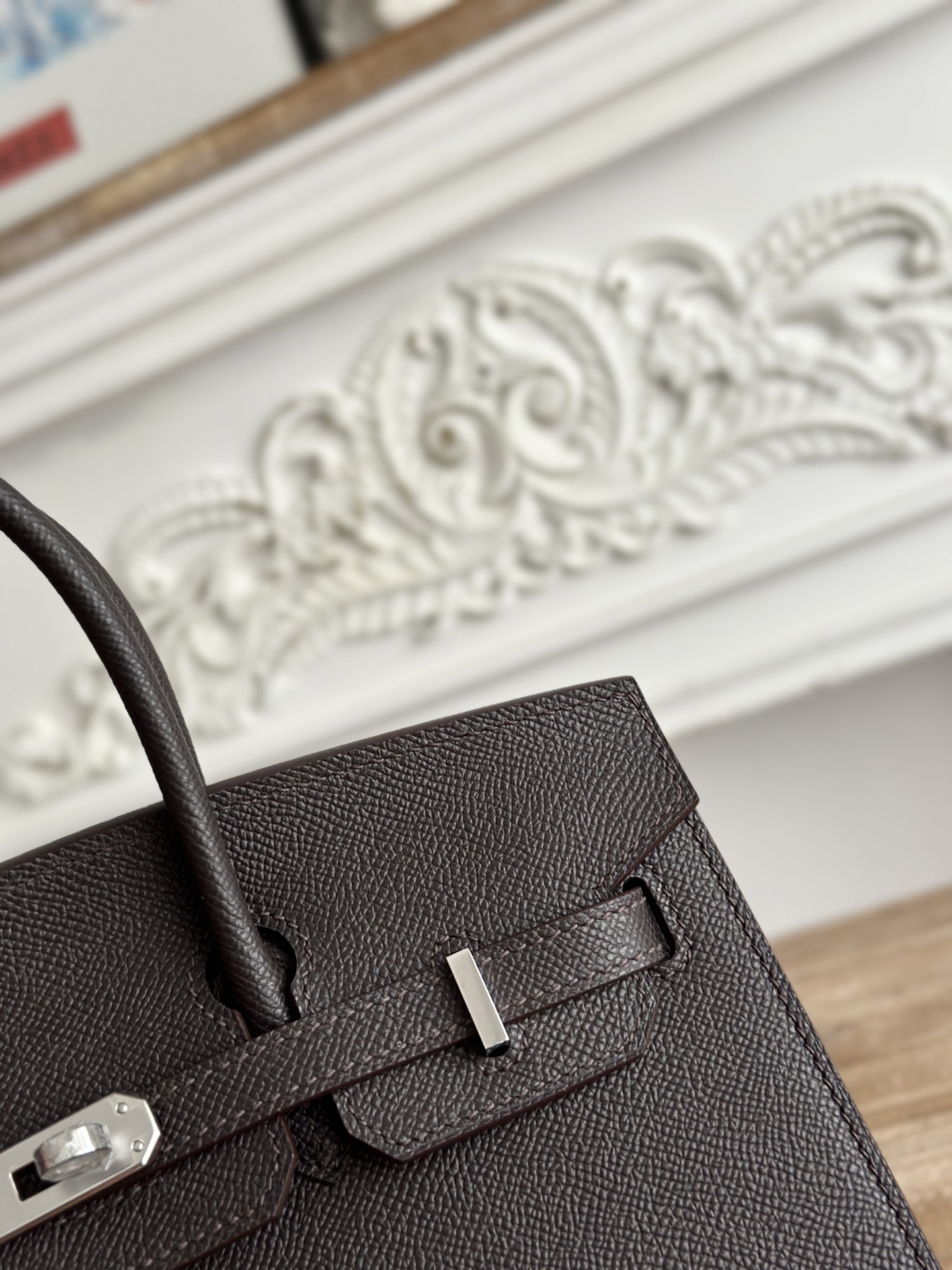 Birkin — 25/30 cm — Coffee Brown — Epsom leather — Gold-tone or silver-tone hardware - 图片 6