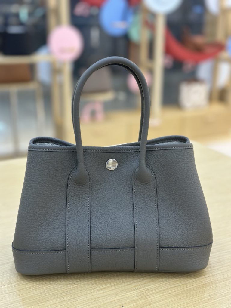 Garden Party Mini 23 cm – Slate Grey / Negonda Leather