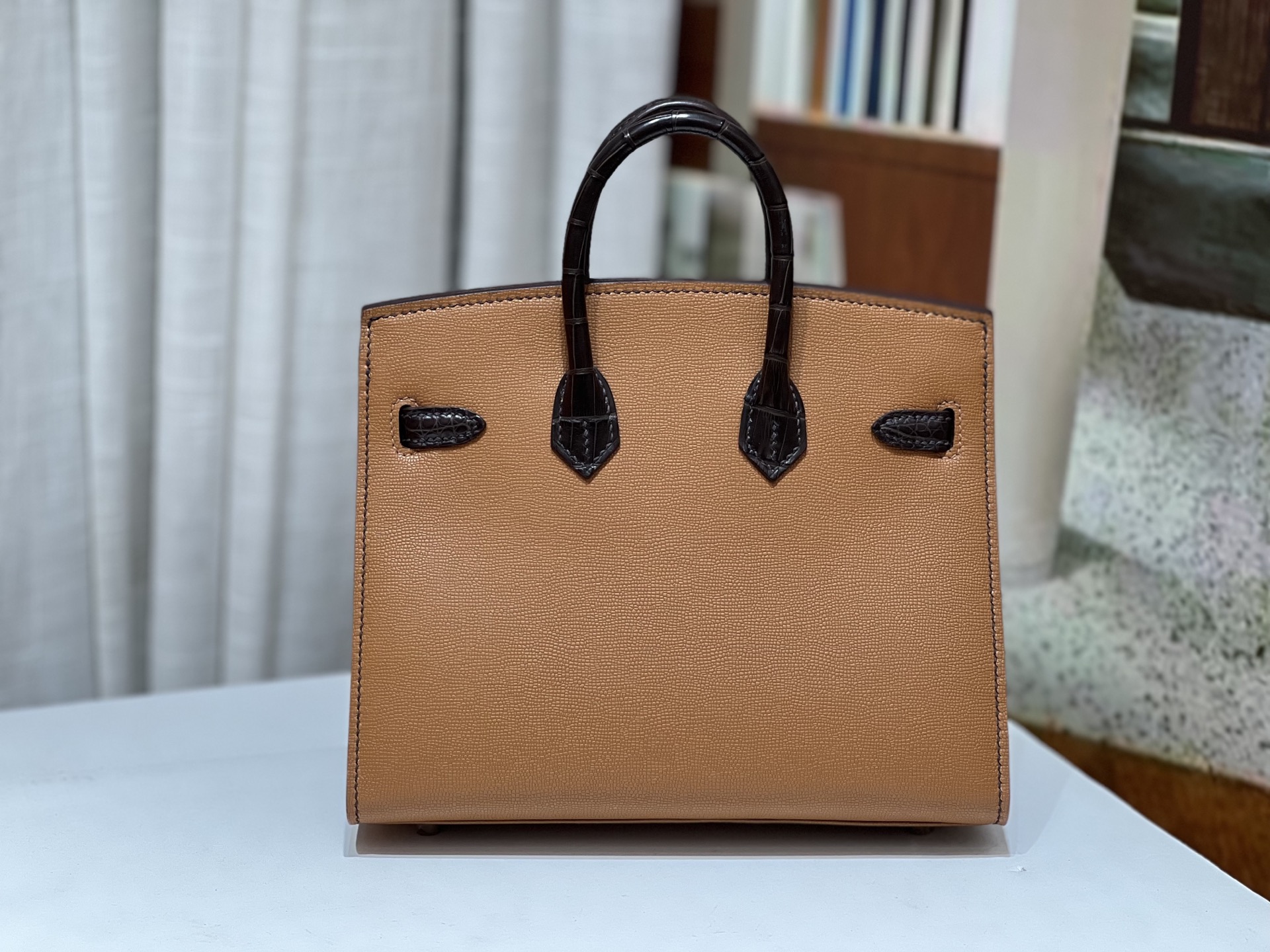 Birkin 20 cm House Bag – “Day” / Silver-Tone Hardware - 图片 3