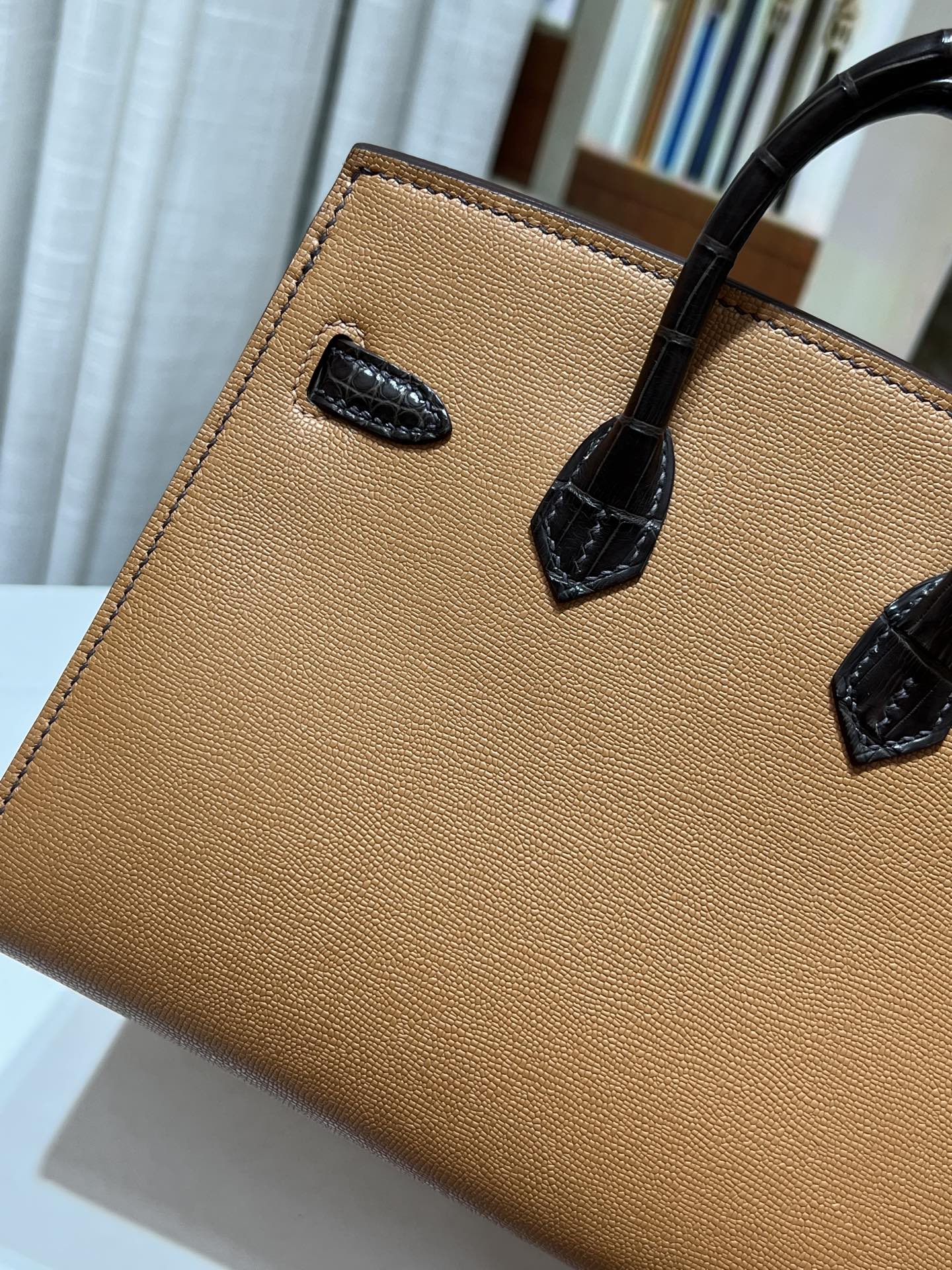 Birkin 20 cm House Bag – “Day” / Silver-Tone Hardware - 图片 8