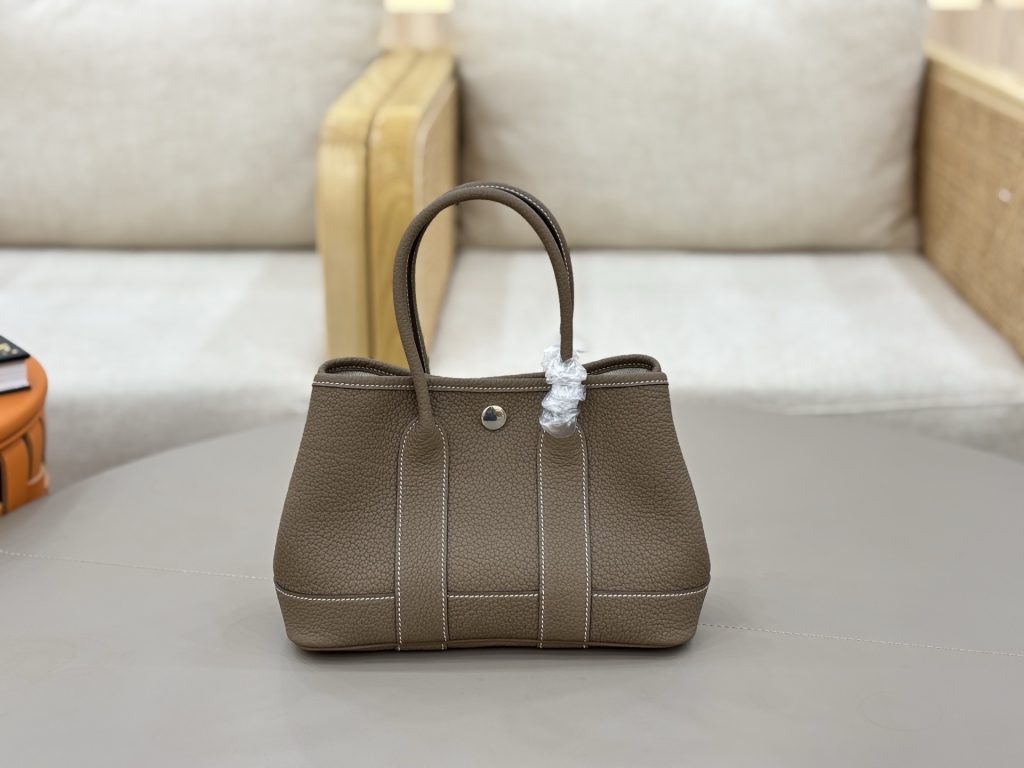 Garden Party Mini 23 cm – Elephant Grey / Negonda Leather