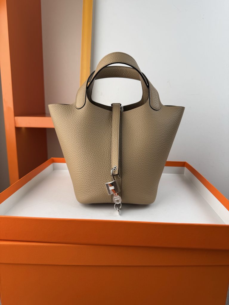 Picotin 18/24 – Trench Grey TC Leather