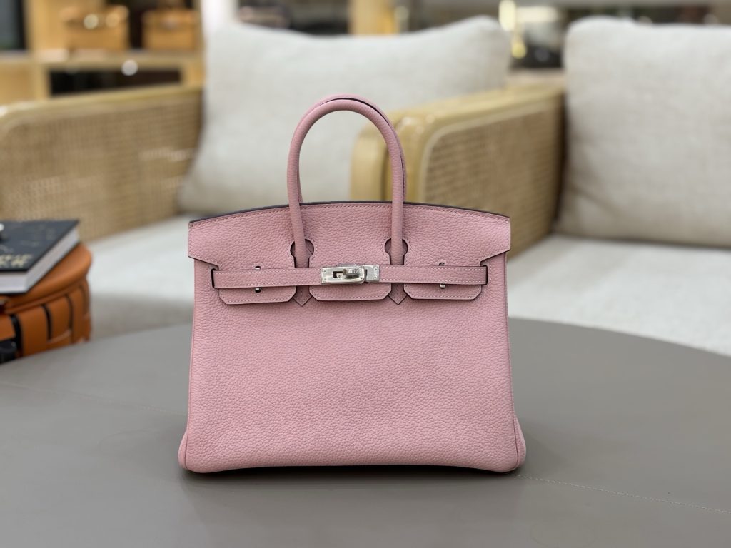 Birkin — 25/30/35 cm — 3Q Pink — Togo leather — Silver-tone hardware