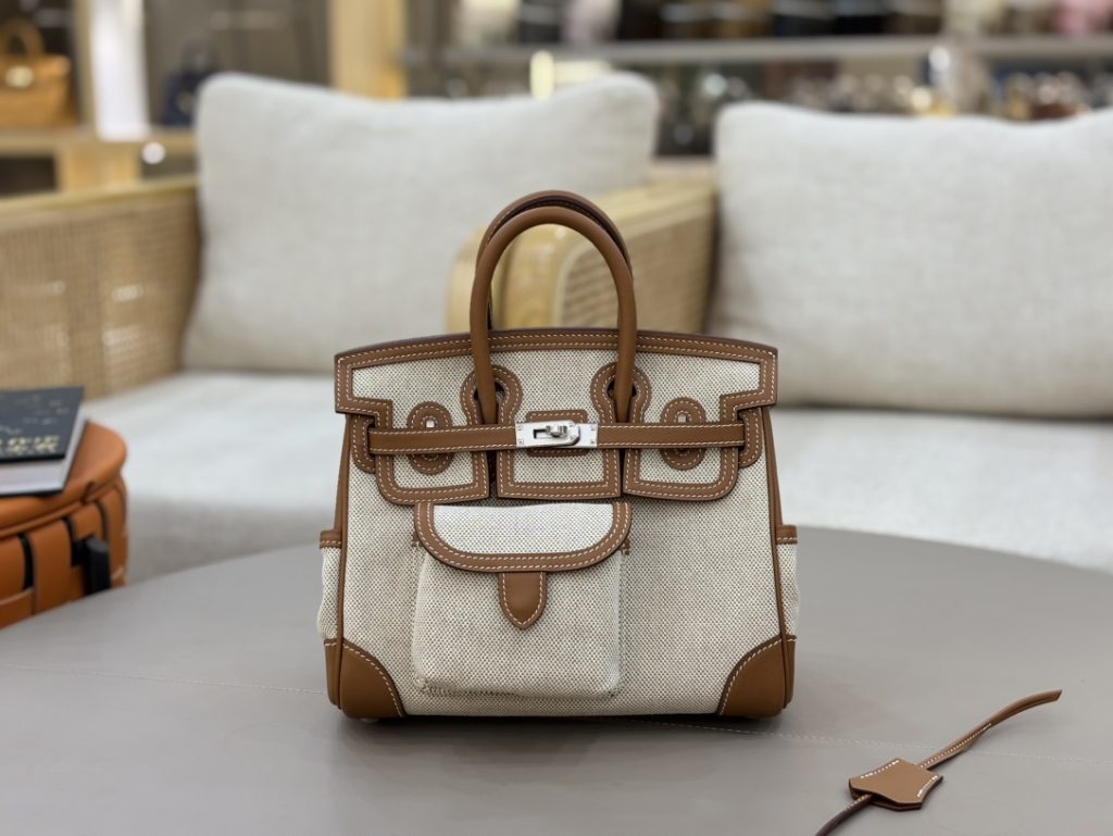 Cargo Birkin 25 cm – Gold Brown