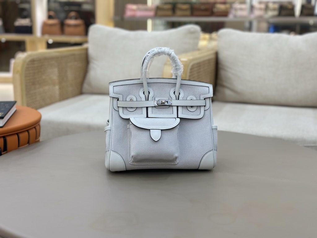 Cargo Birkin 25 cm – Platinum Grey