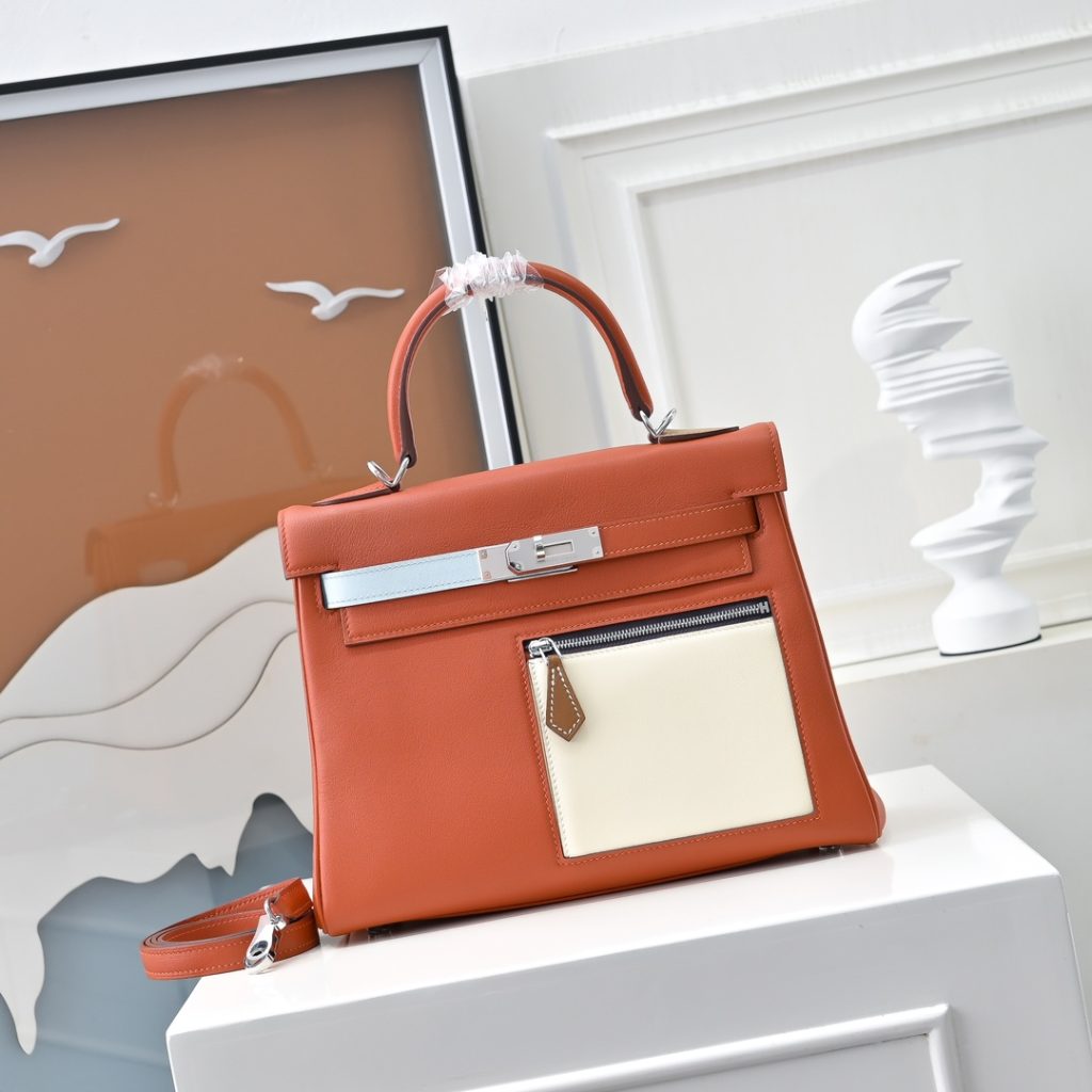 Hermès Kelly Colormatic – Six-Color Style / 25–28 cm