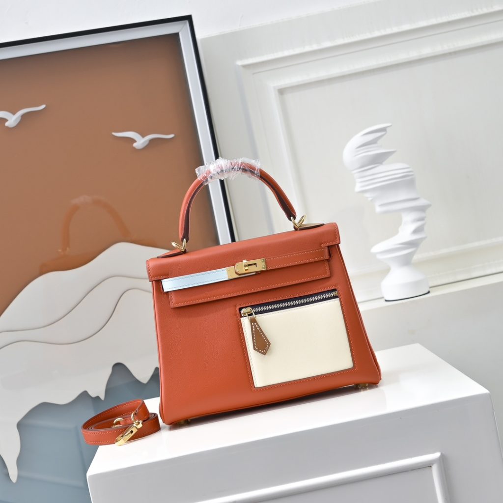 Hermès Kelly Colormatic – Six-Color Style / 25–28 cm