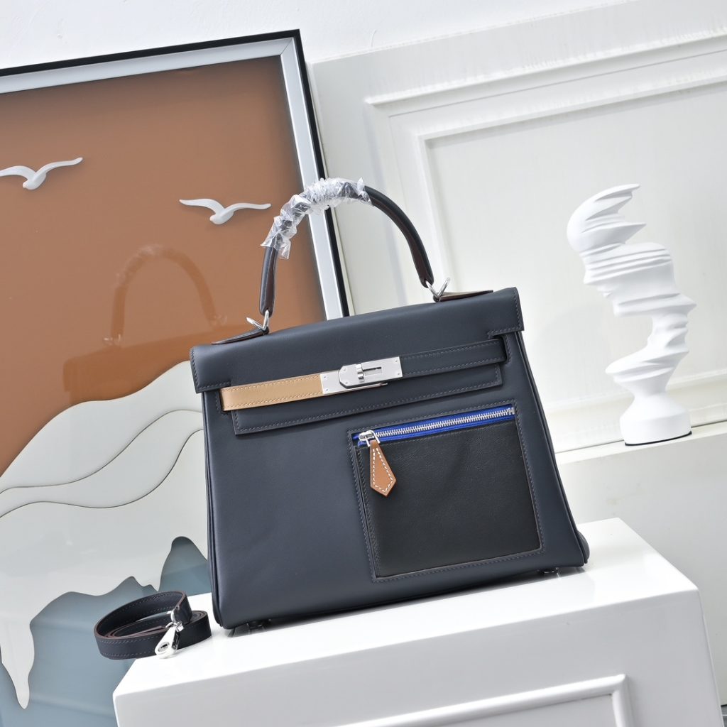 Hermès Kelly Colormatic – Six-Color Style / 25–28 cm