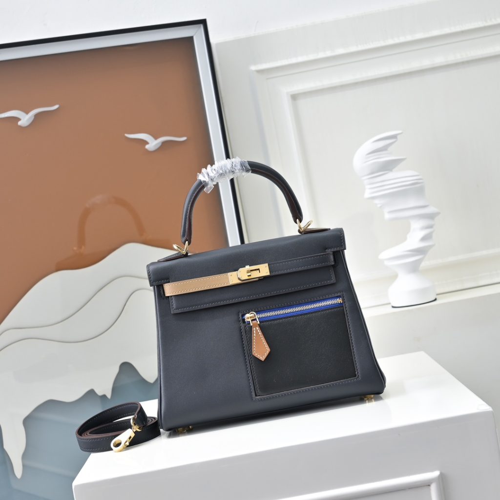 Hermès Kelly Colormatic – Six-Color Style / 25–28 cm