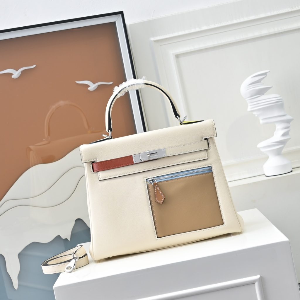 Hermès Kelly Colormatic – Six-Color Style / 25–28 cm