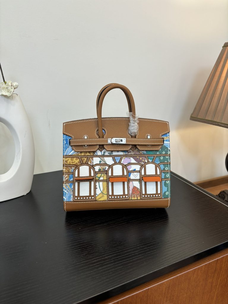 Birkin 20 cm House Bag – Hand-Painted Epsom Leather