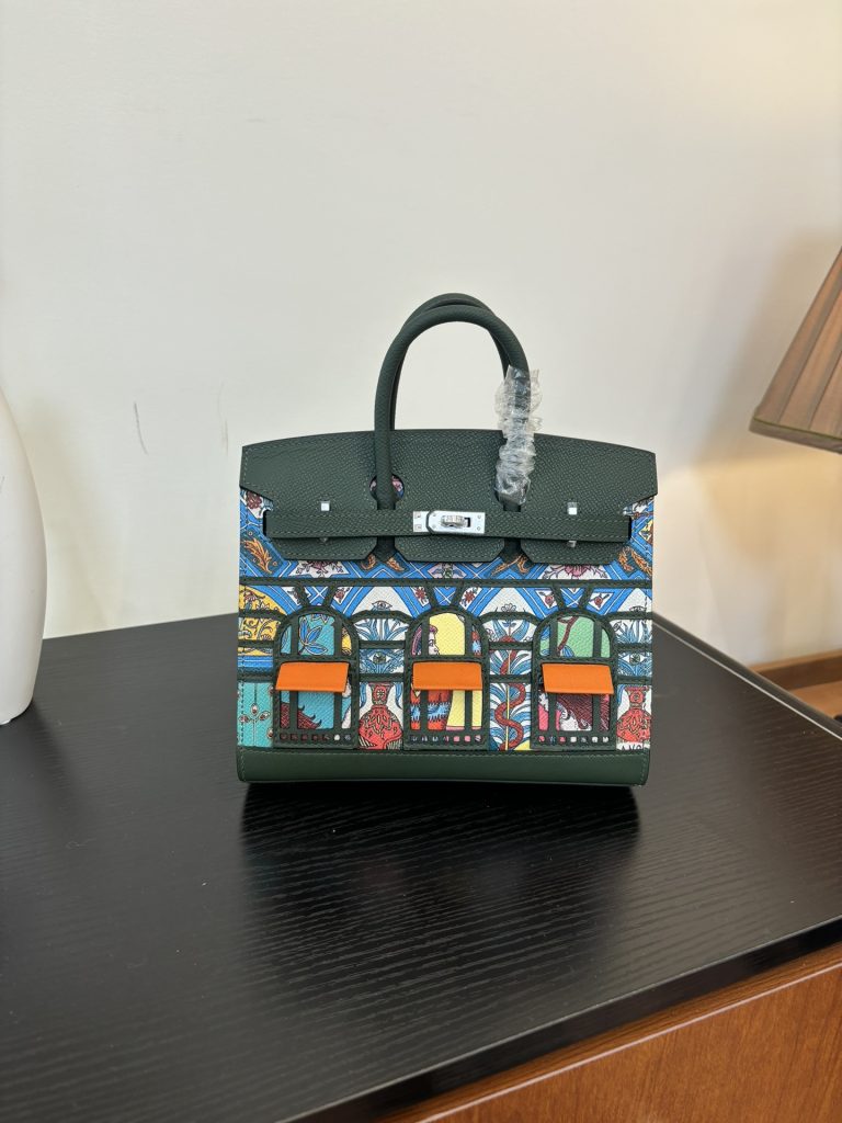 Birkin 20 cm House Bag – Hand-Painted Epsom Leather