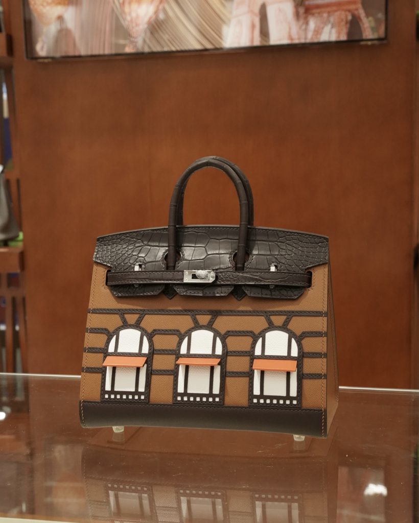 Birkin 20 cm House Bag – Gold Brown “Day”