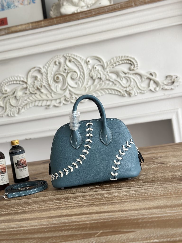 Mini Bolide – Tennis Style / Denim Blue and Cream White